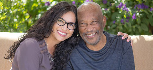 Patient Charles Lynch and Caretaker Melinda Fernandez