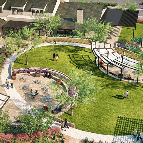 Dementia Campus Overhead Shot